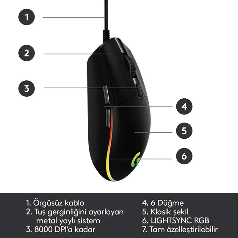 Mouse Gamer Logitech G102